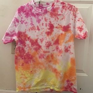Custom made Crumple Tie dye Shirt